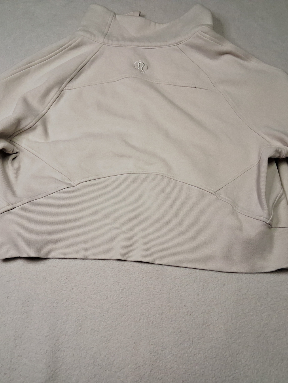 lululemon athletica Women's Half-Zip Pullover - Cream - Picture 9 of 12